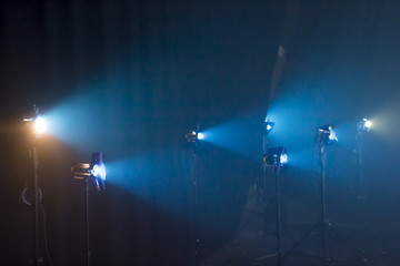 Filmlicht - Scheinwerfer - Lichttechnik - Nebel