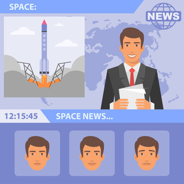 Reporter and news space