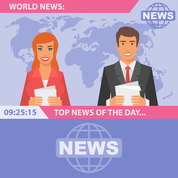 Reporters and world news