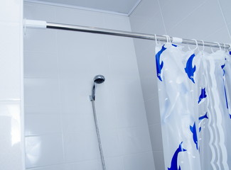 shower head in the bathroom