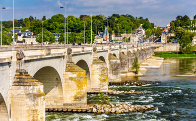 Pont Wilson in Tours - France, Region Centre