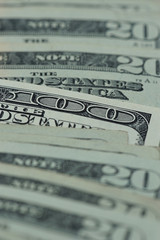 100 dollars close up