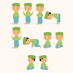 kids pray praying shalat islam moslem  boy move