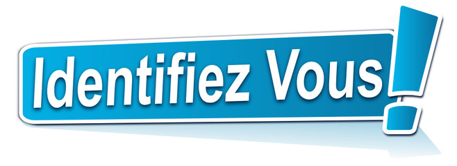 identifiez vous sur étiquette bleue