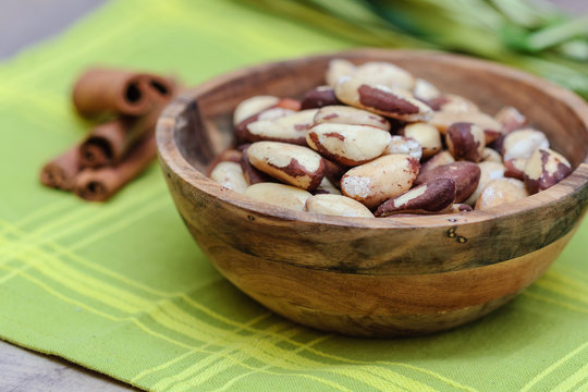 Brazilian walnut with a wooden bowl 