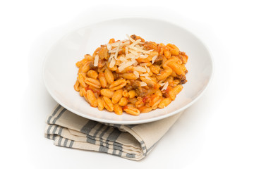 Malloreddus al ragù e formaggio, Cucina Sarda