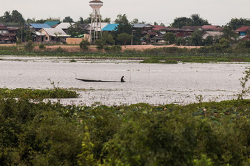 the fisherman in lake