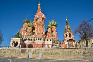Fototapeta na wymiar Moscow, Cathedral of Saint Basil.