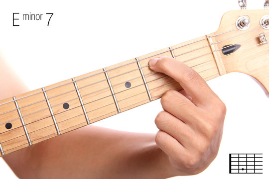 E minor seventh guitar chord tutorial
