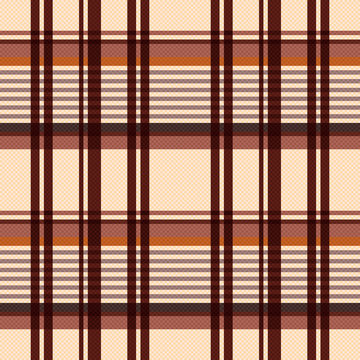 Rectangular seamless pattern in beige and brown