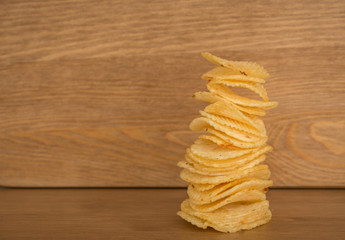 crispy potato chips
