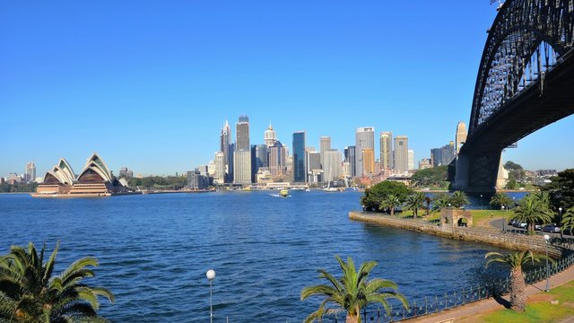 Sydney Harbour Bridge and Sydney CBD