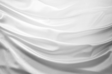 Fototapeta na wymiar Smooth elegant white silk background