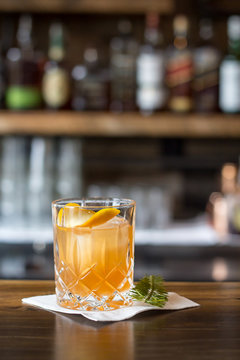 Cocktail on the Bar