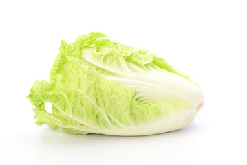 Chinese cabbage isolated on white background