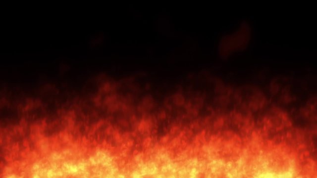 燃え盛る炎 アニメ調 ループ flame loop