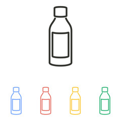 Medicine bottle - vector icon.