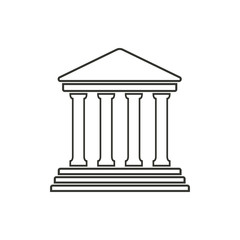 Fototapeta premium Court - vector icon.
