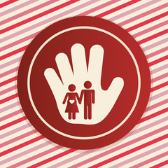 Love and romantic icons design 