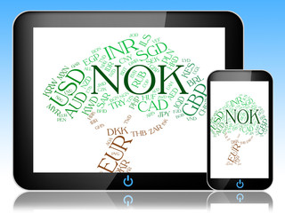 Nok Currency Shows Foreign Exchange And Coin
