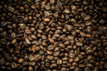 Roasted coffee beans