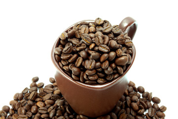 Roasted coffee beans
