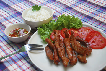 Fried pork