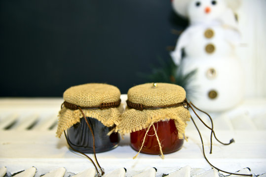 home made marmalade winter blackboard