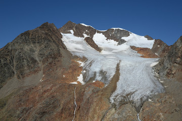 Obraz premium Wildspitze und Ötztaler Urkund