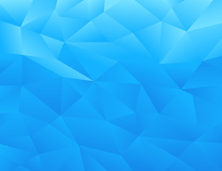 Blue Polygonal Mosaic Background