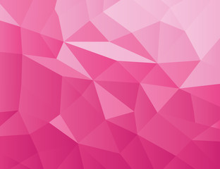 Pink Polygonal Mosaic Background