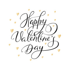 Romantic Valentines day lettering