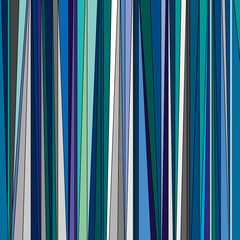 Abstract background from a variety of blue-green stripes..