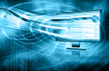 Television and internet production technology concept