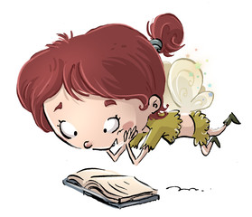 hada leyendo © cirodelia