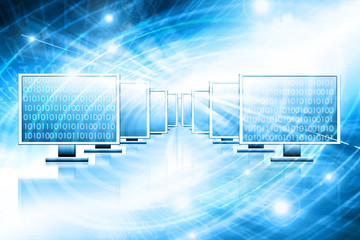 Best Internet Concept of global business.Technological background. Rays  symbols Wi-Fi,  of the Internet, television, mobile and satellite communications