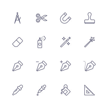 Design tools icons