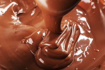 Chocolate as background