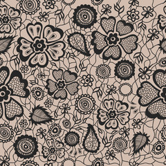 Seamless floral pattern.Vector illustration