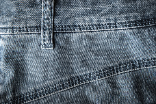 Jeans with stitch background