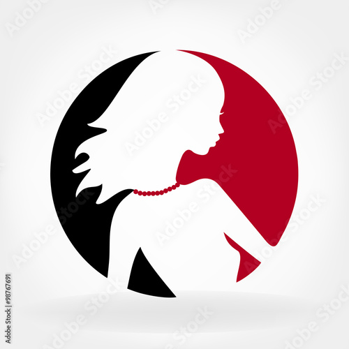 "woman silhouette logo" Stockfotos und lizenzfreie Vektoren auf Fotolia