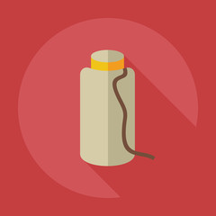 Flat modern design with shadow icons thread