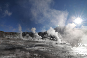 Gejzery El Tatio w Chile
