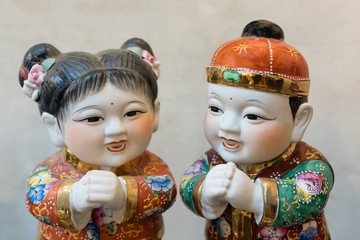 vintage Chinese ceramic doll