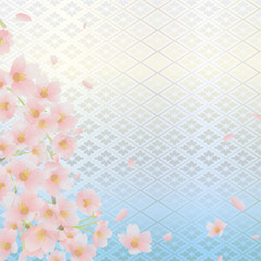 Obraz premium 梅 桜 和柄 