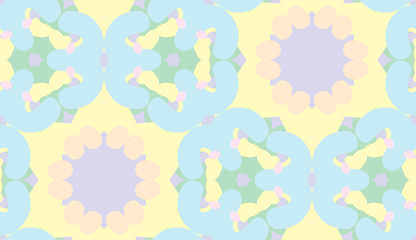 Symmetrical Kaleidoscope Pattern