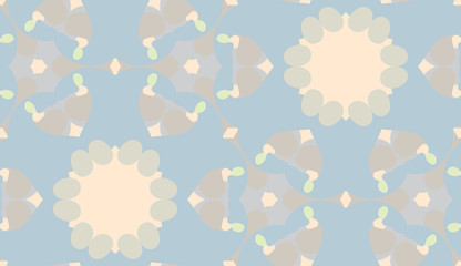 Fototapeta na wymiar Muted Kaleidoscope Pattern