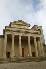 Basilica of San Marino. The Republic of San Marino