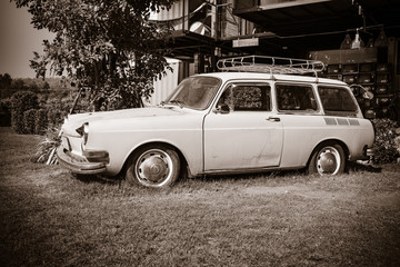 Fototapeta premium Old classic cars.