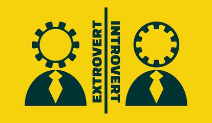 extrovert vs introvert metaphor